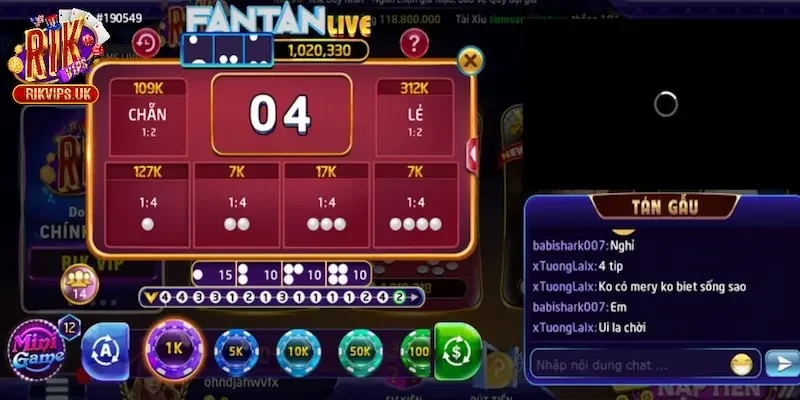 Tìm hiểu Fantan livestream Rikvip