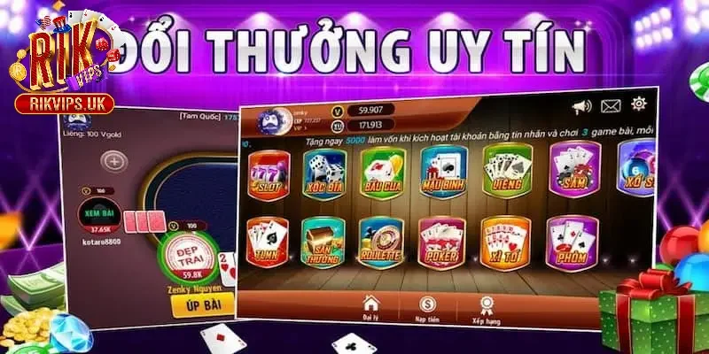 Đa dạng về loại hình game bài đổi thưởng